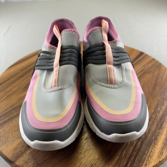 Vionic Womens Size 10  Brisk Vayda Grey Pink Walking Comfort Shoes Sneakers - Picture 4 of 10